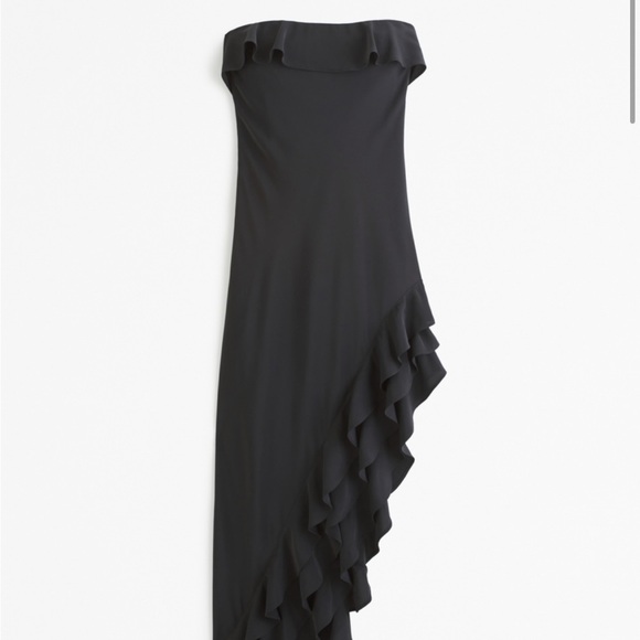 Abercrombie & Fitch Asymmetrical Ruffle Dress - Picture 2 of 5